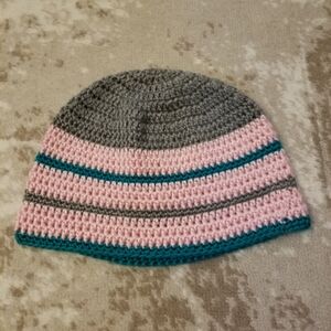 Striped Crochet Beanie